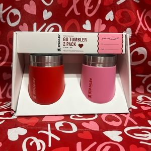 ❤️STANLEY Valentines edition target 10 oz 2 pack tumbler set in PINK and RED❤️